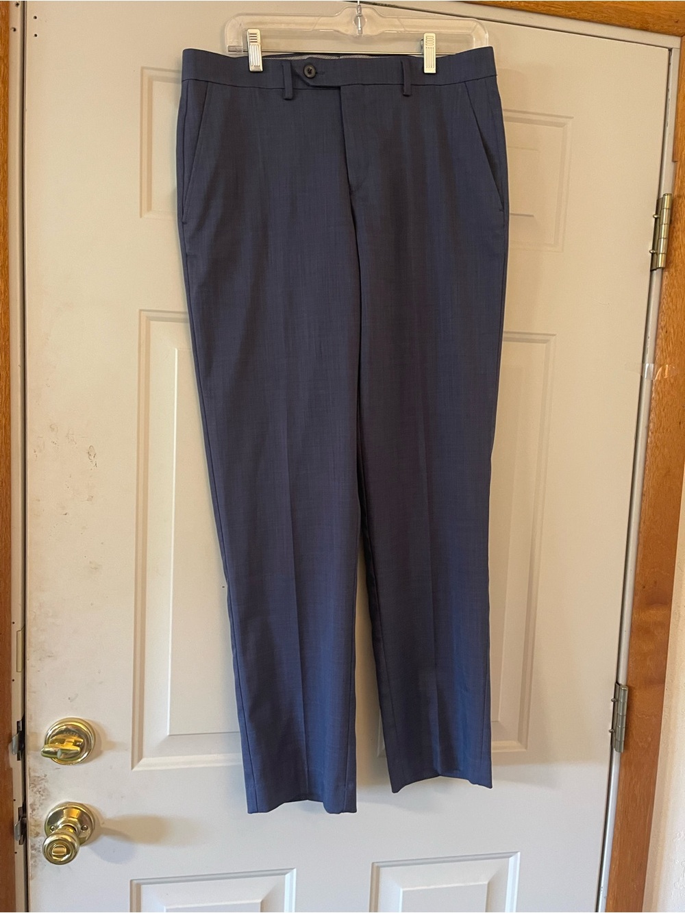Michael Kors Men's Blue  Dress Pants Size 32/30 Meyers Classic Stretch Flat